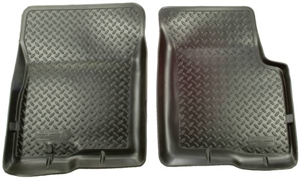 Husky Liners 03-08 Toyota Matrix/Pontiac Vibe/07-08 Toyota Corolla Classic Style Black Floor Liners | 35091 - Image 1