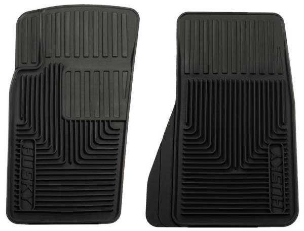 Husky Liners 07-11 Jeep Wrangler (Base/Unlimited)/02-07 Liberty Heavy Duty Black Front Floor Mats | 51081 - Image 1