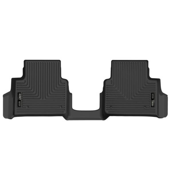 Husky Liners - Husky Liners 21-23 Jeep Grand Cherokee L 2nd Row Bucket Seats X-act Contour Rear Floor liner (Black) | 51781 - Image 1