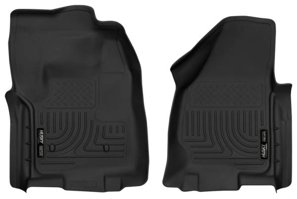 Husky Liners - Husky Liners 12-16 Ford F-250/F-350 Standard Cab w/o Trans Case Shifter XAC Black Front Floor Liners | 52761 - Image 1