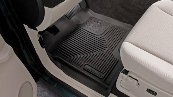 Husky Liners - Husky Liners 15-17 Ford F-150 SuperCrew X-Act Contour Black 2nd Seat Floor Liners (Full Coverage) | 53491 - Image 1