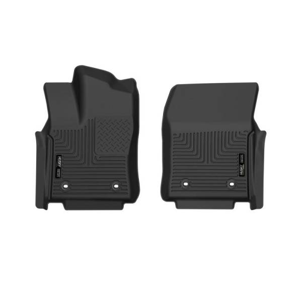 Husky Liners 2022 Toyota Tundra CC/DC & 2023 Sequoia  X-ACT Front Floor Liner - Blk | 53781 - Image 1