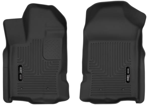 Husky Liners - Husky Liners 2019+ Ford Ranger Black Front Floor Liners | 54701 - Image 1