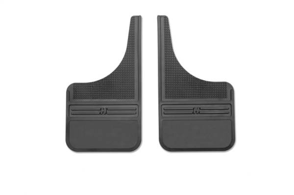 Husky Liners - Husky Liners Universal 12in Wide Black Rubber Front Mud Flaps w/o Weight | 55000 - Image 1