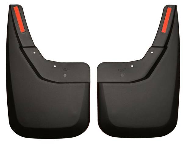 Husky Liners - Husky Liners 14 Chevrolet Silverado 1500 Black Custom Mud Guards | 57881 - Image 1