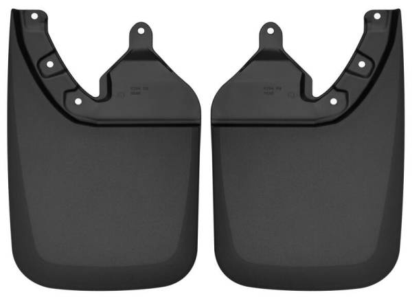 Husky Liners - Husky Liners 2016 Toyota Tacoma w/ OE Fender Flares Custom Molded Rear Mud Guards - Black | 57941 - Image 1