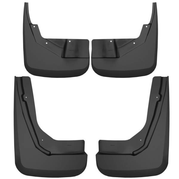 Husky Liners - Husky Liners 21-25 Chevrolet Suburban (w/ Power Running Boards) Front and Rear Mud Guards - Black | 58226 - Image 1