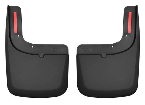 Husky Liners - Husky Liners 2017 Ford F-250 / F-350 Super Duty Black Front Mud Guards (w/Flares) | 58471 - Image 1