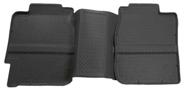 Husky Liners 99-06 Chevy Silverado/GMC Sierra (All Ext. Cab) Classic Style 2nd Row Black Floor Liner | 61361 - Image 1
