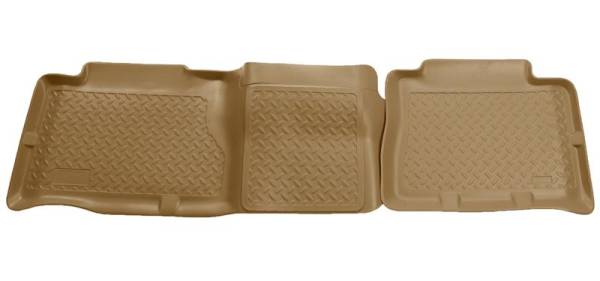 Husky Liners - Husky Liners 02-06 Cadillac Escalade/GMC Yukon/Denali Classic Style 2nd Row Tan Floor Liners | 61453 - Image 1