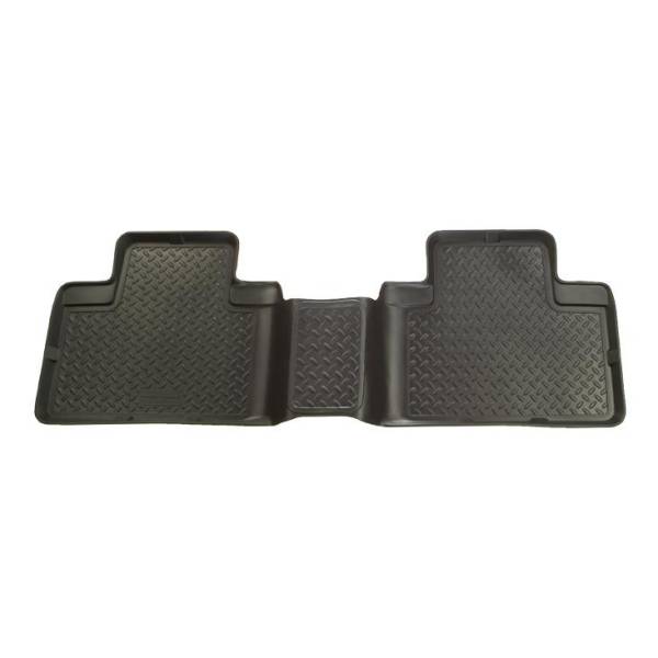 Husky Liners - Husky Liners 01-03 Toyota Tacoma Double Cab Classic Style 2nd Row Black Floor Liners | 65451 - Image 1