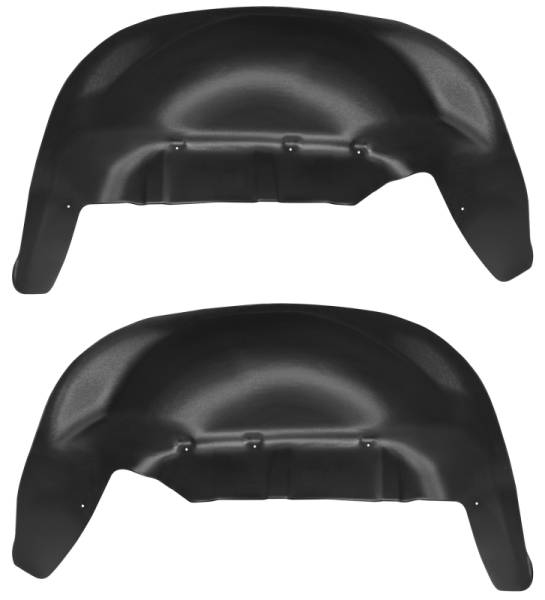 Husky Liners - Husky Liners 2019+ Chevrolet Silverado 1500 Black Rear Wheel Well Guards | 79061 - Image 1