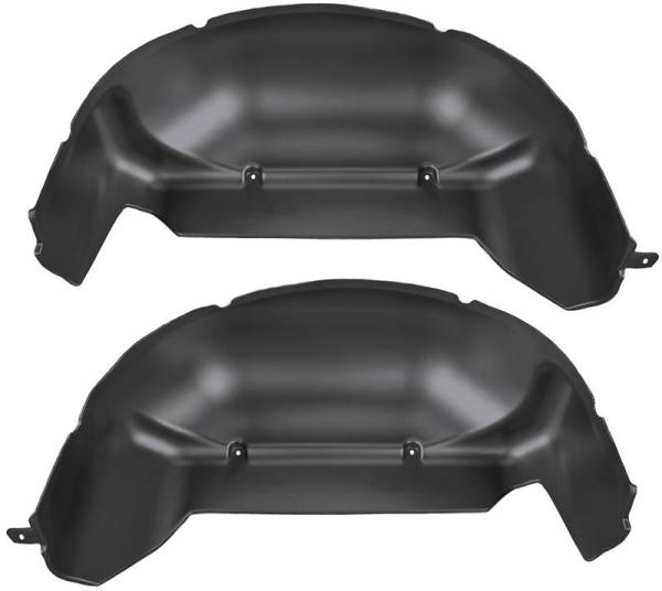 Husky Liners - Husky Liners 11-14 Ford F-250/F-350 Super Duty Black Rear Wheel Well Guards | 79111 - Image 1