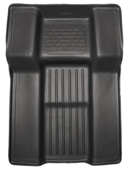 Husky Liners 07-10 GM Escalade/Tahoe/Yukon WeatherBeater Black Walkway (2nd Row Bucket) Floor Liners | 81241 - Image 1