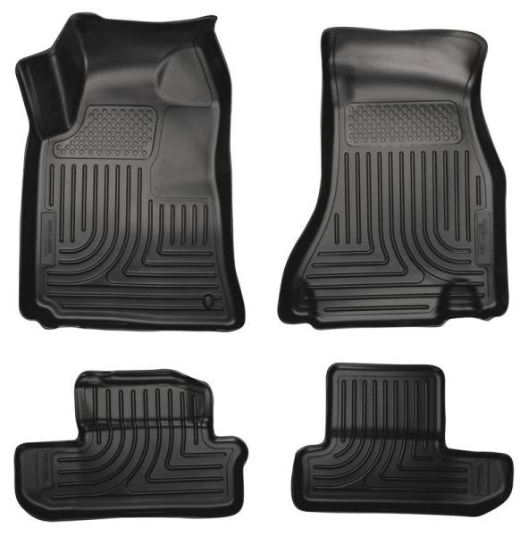 Husky Liners - Husky Liners 08-12 Dodge Challenger WeatherBeater Combo Black Floor Liners | 98021 - Image 1