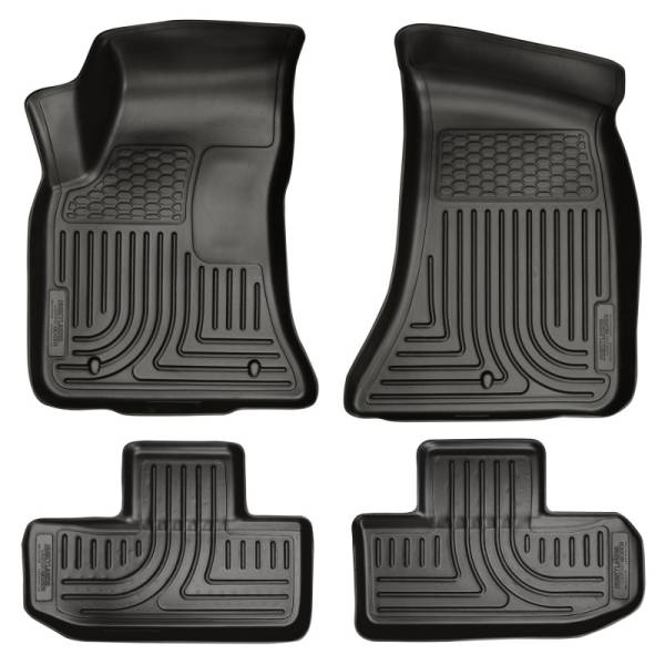 Husky Liners - Husky Liners 11-12 Dodge Challenger WeatherBeater Combo Black Floor Liners | 98071 - Image 1