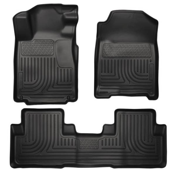 Husky Liners 10-12 Ford Mustang WeatherBeater Combo Black Floor Liners | 98371 - Image 1