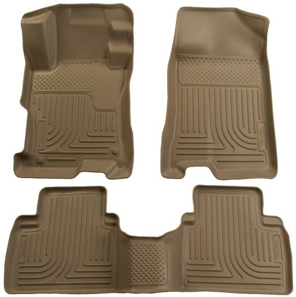 Husky Liners - Husky Liners 04-09 Toyota Prius WeatherBeater Combo Tan Floor Liners | 98523 - Image 1