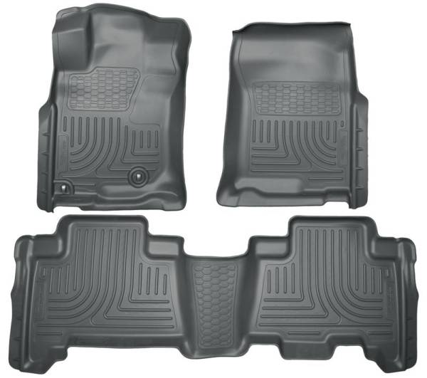 Husky Liners - Husky Liners 10-12 Toyota 4Runner/Lexus GX460 WeatherBeater Combo Black Floor Liners | 98571 - Image 1