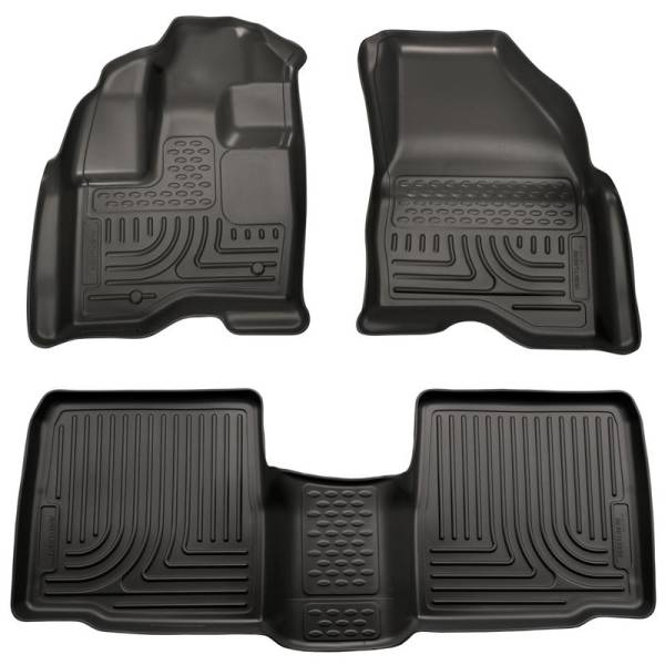 Husky Liners - Husky Liners 10-13 Ford Taurus WeatherBeater Combo Black Floor Liners | 98701 - Image 1