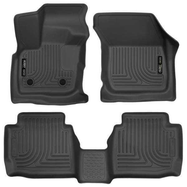 Husky Liners - Husky Liners 17 Ford Fusion / 17 Lincoln MKZ Black Front and 2nd Row Floor Liners | 98791 - Image 1