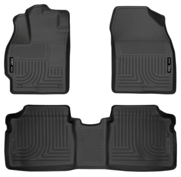Husky Liners - Husky Liners 10-12 Toyota Prius WeatherBeater Combo Black Floor Liners | 98921 - Image 1