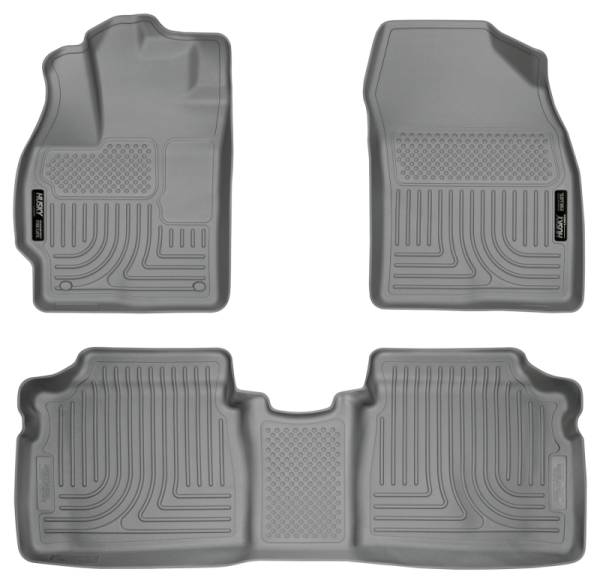 Husky Liners - Husky Liners 10-12 Toyota Prius WeatherBeater Combo Gray Floor Liners | 98922 - Image 1
