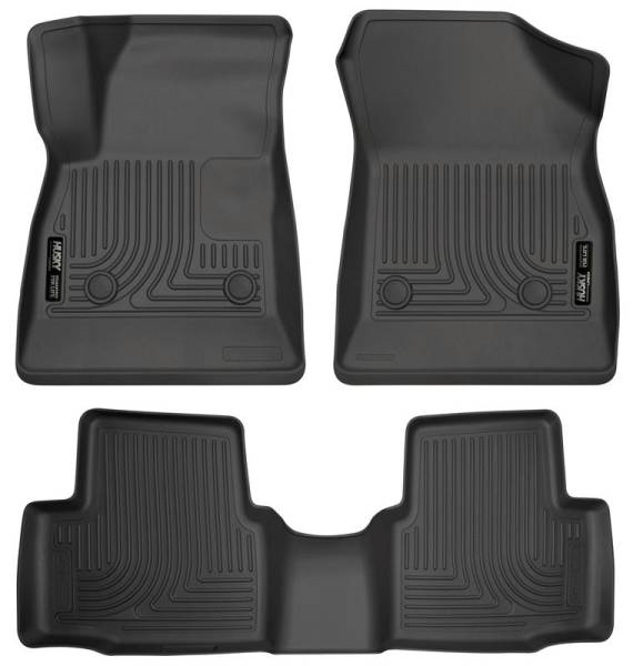 Husky Liners - Husky Liners 2016-2017 Chevrolet Cruze WeatherBeater Combo Floor Liners - Black | 99161 - Image 1