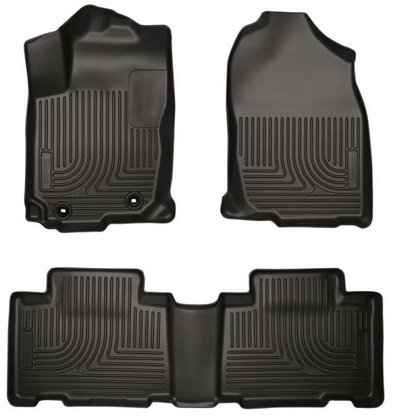 Husky Liners 15 Toyota Corolla Weatherbeater Black Front & 2nd Seat Floor Liners | 99531 - Image 1