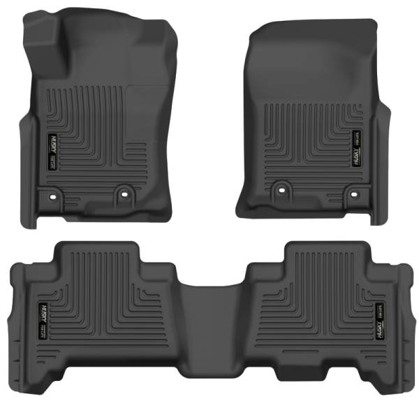 Husky Liners - Husky Liners 2013 Toyota 4Runner WeatherBeater Black Front & 2nd Seat Floor Liners | 99571 - Image 1