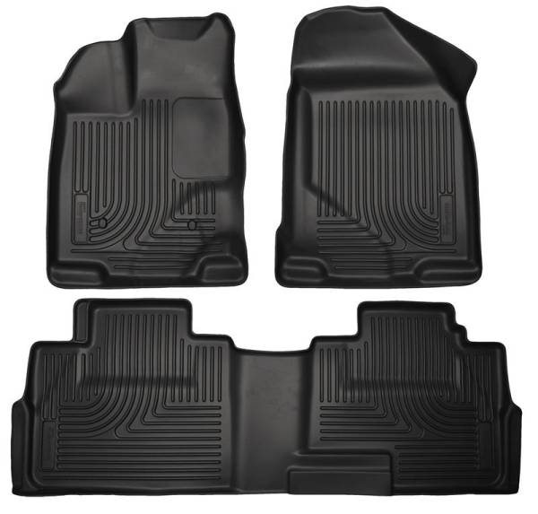 Husky Liners 07-13 Ford Edge / 07-13 Lincoln MKX Weatherbeater Black Front & 2nd Seat Floor Liners | 99761 - Image 1