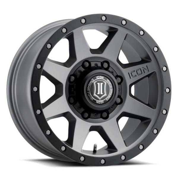 ICON Rebound HD 18x9 8x170 6mm Offset 5.25in BS 125mm Bore Titanium Wheel | 1818908152TT - Image 1