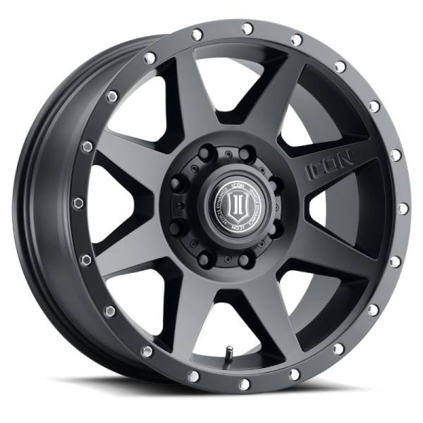 ICON Rebound 20x9 8x170 6mm Offset 5.25in BS Satin Black Wheel | 1820908152SB - Image 1