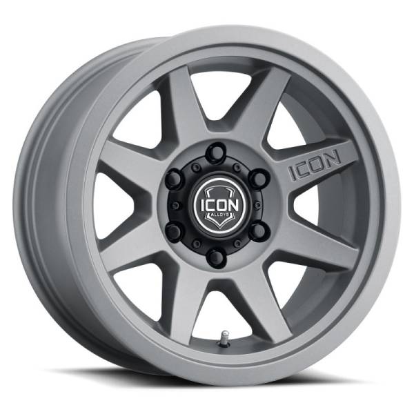 ICON Rebound SLX 17x8.5 6 x 135 6mm Offset 5.75in BS 87.1mm Bore Charcoal Wheel | 1917856350CH - Image 1