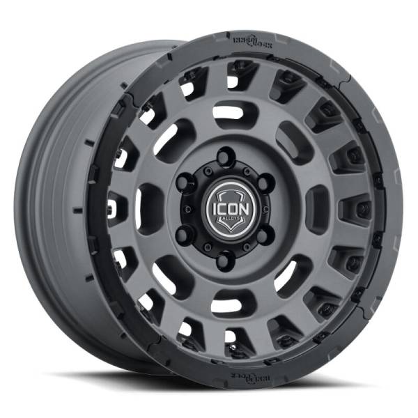 ICON Hammer Pro - 17x8.5 / 5x5 / -6MM / 4.5in BS - Charcoal | 21017857345CH - Image 1