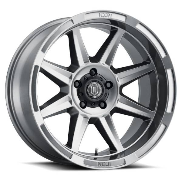 ICON Bandit 20x10 6x135 -24mm 4.5in BS 87.10mm Bore Gun Metal Wheel | 6020106345GM - Image 1