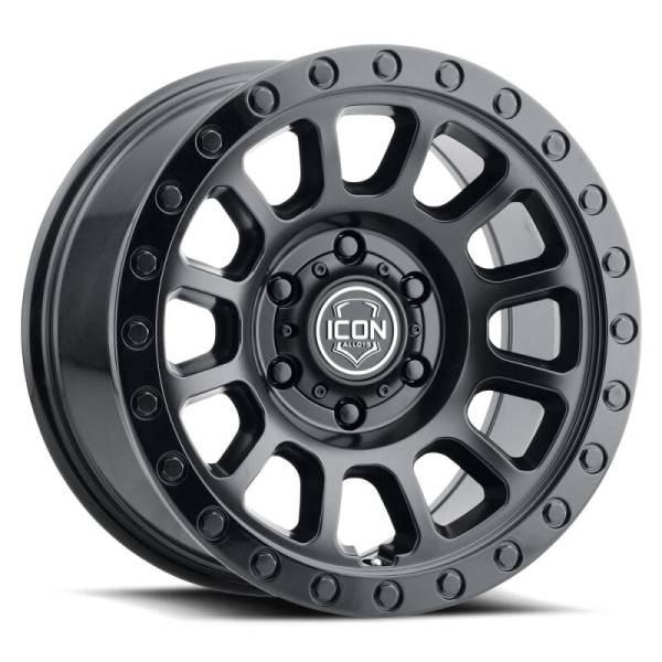 ICON Hulse 18x9 6x135 6mm Offset 5.25in BS Double Black | 8018906352DB - Image 1