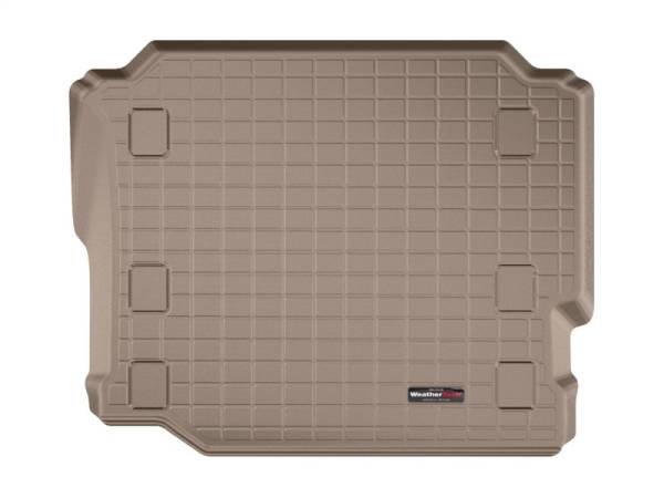 WeatherTech - WeatherTech 2018+ Jeep Wrangler Unlimited JL No w/o Subwoofer Cargo Liners - Tan | 411109 - Image 1