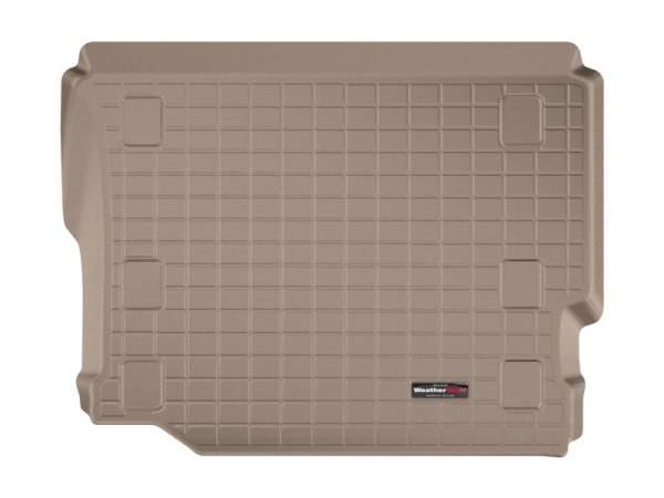 WeatherTech - WeatherTech 2018+ Jeep Wrangler Unlimited JL w/o Subwoofer Cargo Liners - Tan | 411171 - Image 1