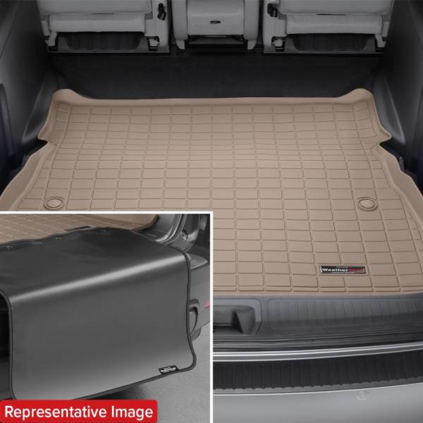 WeatherTech 11-22 Jeep Grand Cherokee Seatback Cargo Liner HP w/Bumper Protector - Tan | 411502IMSK - Image 1