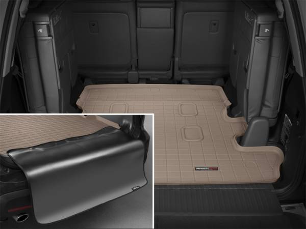 WeatherTech - WeatherTech 08-15 Lexus LX570 Cargo Liner w/ Bumper Protector - Tan | 41356SK - Image 1