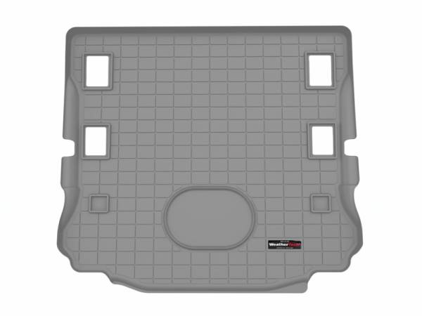 WeatherTech - WeatherTech 2015+ Jeep Wrangler Cargo Liner - Grey (Works w/Alpine Premium 9-Speakers) | 421055 - Image 1