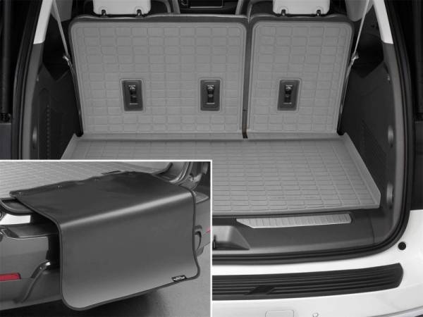 WeatherTech - WeatherTech 2021 Chevrolet Suburban/GMC Yukon XL Seatback Cargo Liners HP w/Bumper Protector - Grey | 421750IMSK - Image 1