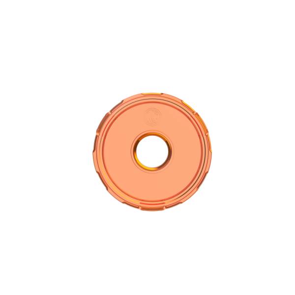 KC Hilites - KC HiLiTES Cyclone V2 LED - Replacement Lens - Amber - Single | 4402 - Image 1