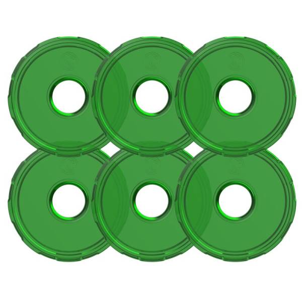 KC Hilites - KC HiLiTES Cyclone V2 LED - Replacement Lens - Green - 6-PK | 4415 - Image 1