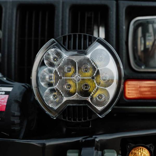 KC Hilites - KC HiLiTES SlimLite 6in Light Shield - SAE Driving Beam - Clear | 5120 - Image 1