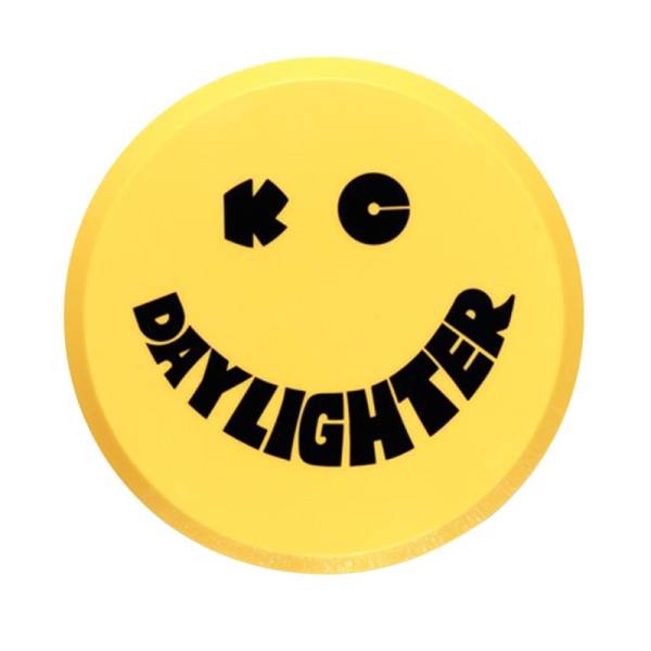 KC Hilites - KC HiLiTES 6in. Round Hard Cover for Daylighter/SlimLite/Pro-Sport (Single) - Yellow w/Black Smile | 5202 - Image 1
