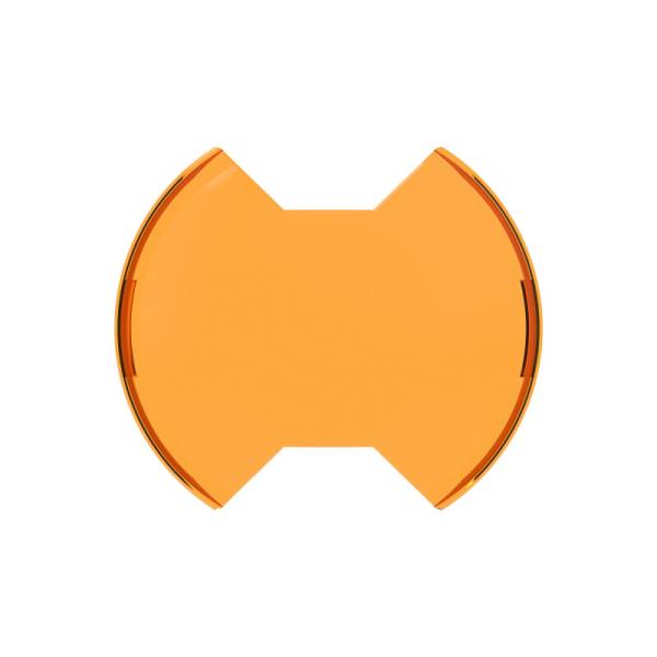 KC Hilites - KC HiLiTES SlimLite 8in. LED Light Shield (Shield Only) - Amber | 5208 - Image 1