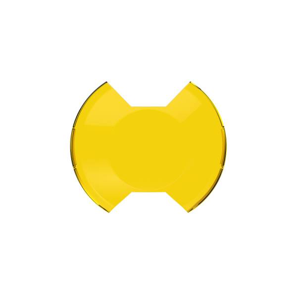 KC Hilites - KC HiLiTES SlimLite 8in. LED Light Shield SAE Driving (Shield Only) - Selective Yellow | 5210 - Image 1