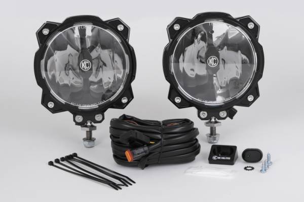 KC Hilites - KC HiLiTES 6in. Pro6 Gravity LED Light 20w Single Mount Wide-40 Beam (Pair Pack System) | 91305 - Image 1